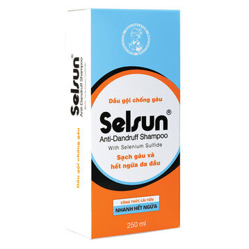 Dầu Gội Selsun Ngừa Gàu Và Ngứa 1% Selenium Sulfide 250ml Anti-Dandruff Shampoo